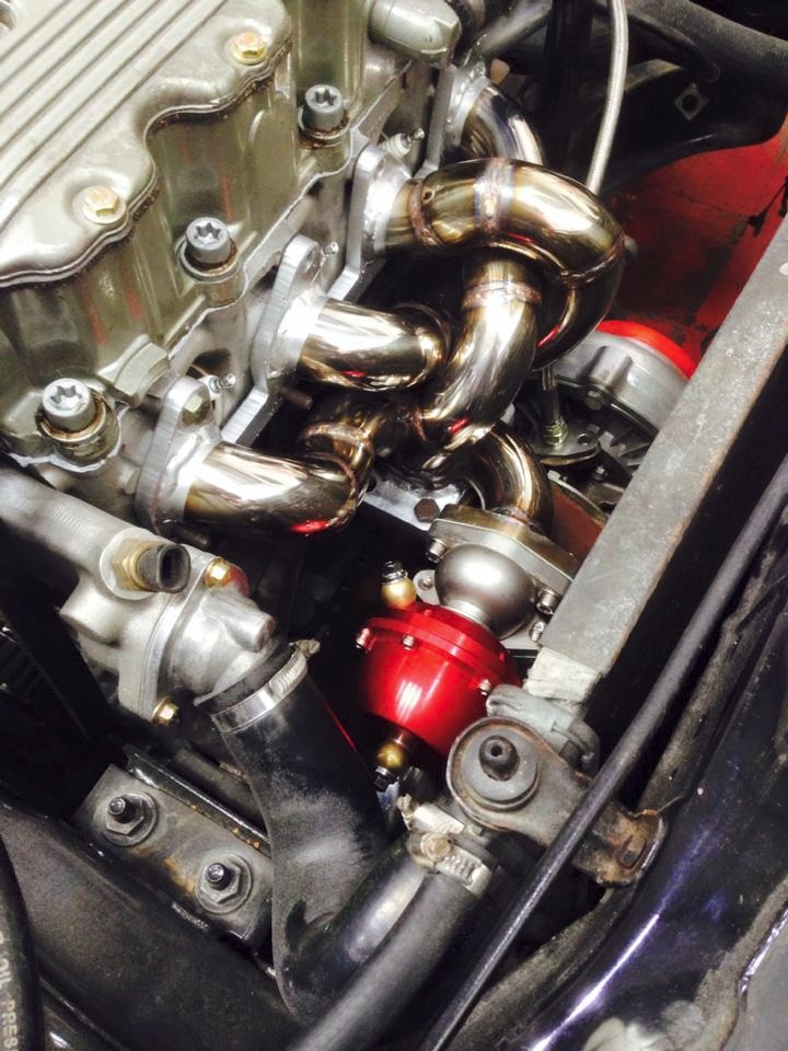 Motor con cabezales instalados